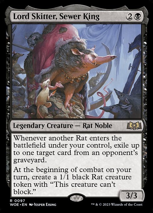 Lord Skitter, Sewer King (Foil) - Wilds of Eldraine