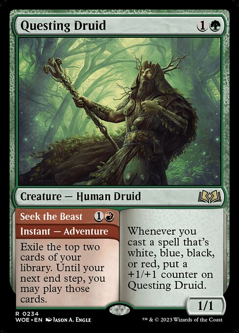 Questing Druid - Wilds of Eldraine