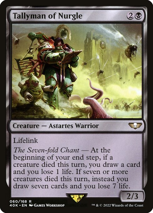 Tallyman of Nurgle - Universes Beyond: Warhammer 40,000