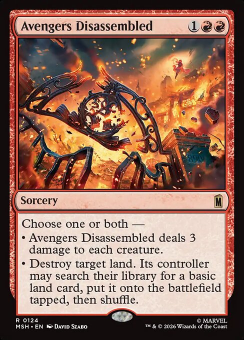 Avengers Disassembled (Foil) - Marvel Super Heroes