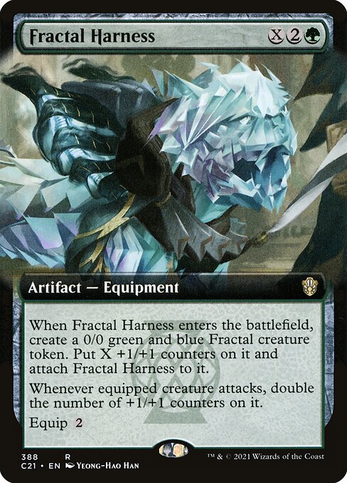 Fractal Harness (Extended Art) - Commander 2021
