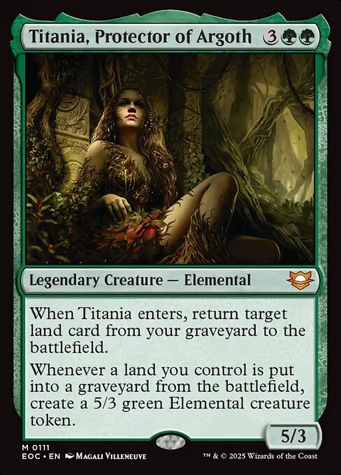 Titania, Protector of Argoth - Commander: Outlaws of Thunder Junction