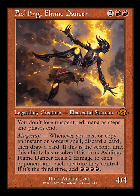 Ashling, Flame Dancer (Retro Frame) - Modern Horizons 3