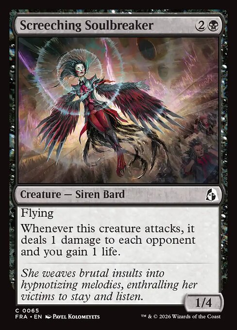 Screeching Soulbreaker (Foil) - Reality Fracture