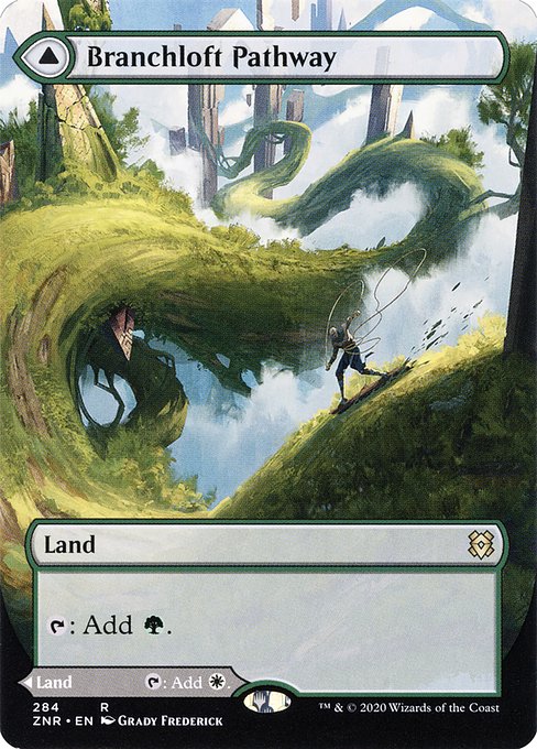 Branchloft Pathway (Borderless) - Zendikar Rising