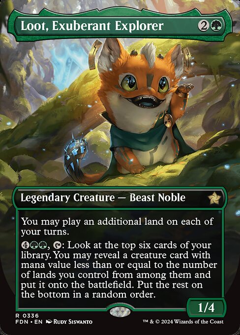 Loot, Exuberant Explorer (Borderless) - Foundations