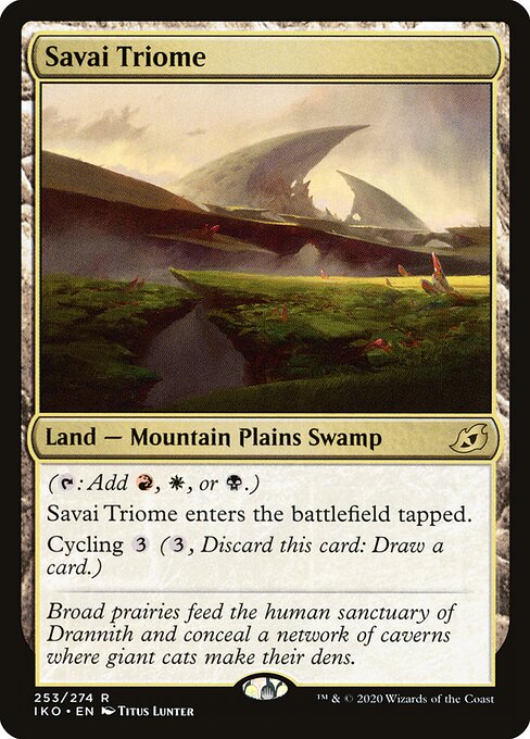 Savai Triome (Foil) - Ikoria: Lair of Behemoths