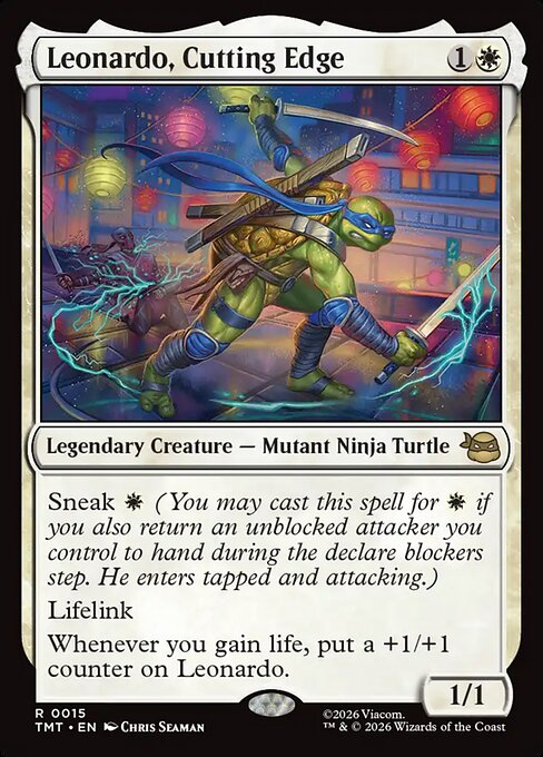 Leonardo, Cutting Edge (Foil) - Teenage Mutant Ninja Turtles