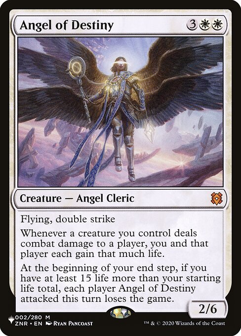 Angel of Destiny (Foil) - The List Reprints