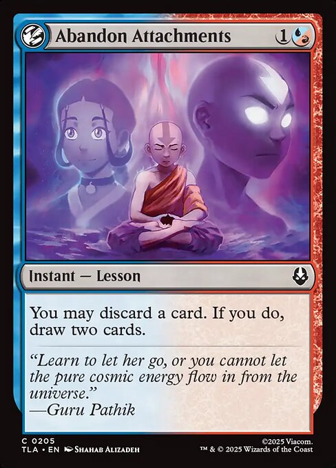 Abandon Attachments (Foil) - Avatar: The Last Airbender
