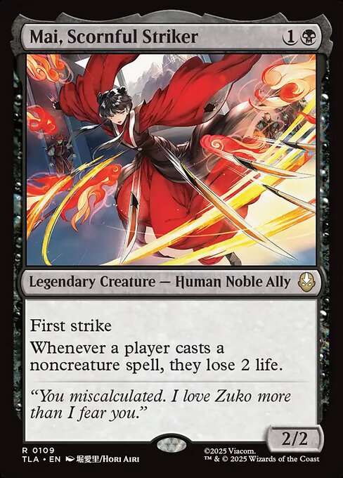 Mai, Scornful Striker (Foil) - Avatar: The Last Airbender