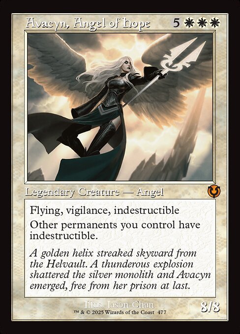 Avacyn, Angel of Hope (Retro Frame) (Foil) - Innistrad Remastered