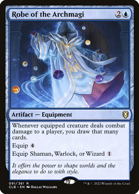 Robe of the Archmagi (Foil) - Commander Legends: Battle for Baldur's Gate