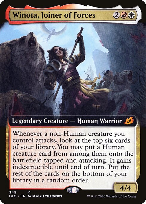 Winota, Joiner of Forces (Extended Art) - Ikoria: Lair of Behemoths