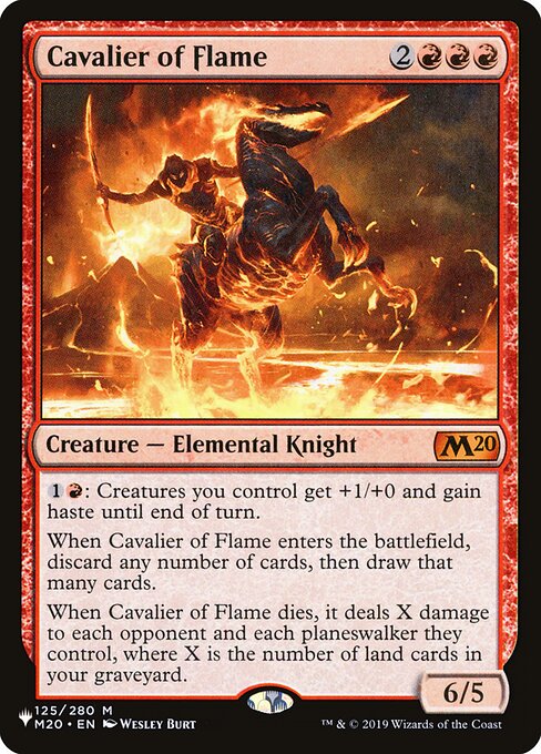 Cavalier of Flame - The List Reprints