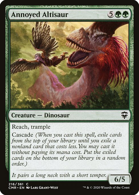 Annoyed Altisaur (Foil) - Commander Legends