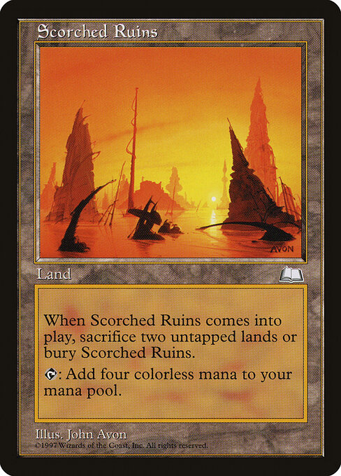 Scorched Ruins - Weatherlight