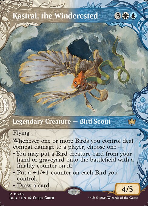 Kastral, the Windcrested (Showcase) - Bloomburrow