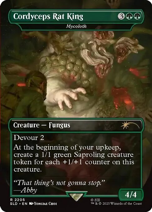 Cordyceps Rat King - Mycoloth - Secret Lair Drop Series