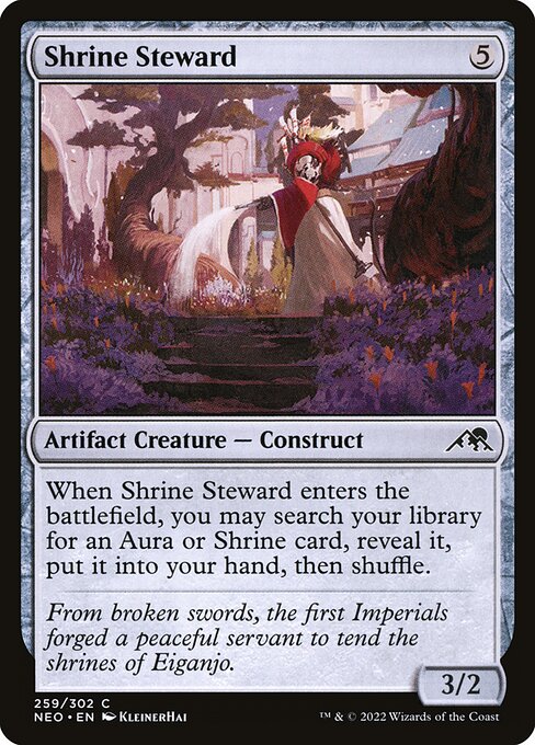 Shrine Steward - Kamigawa: Neon Dynasty