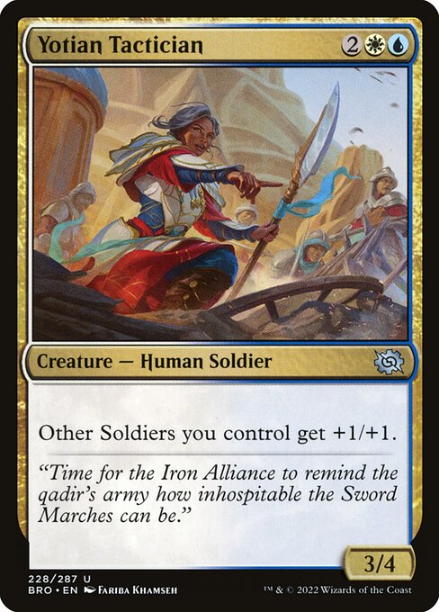 Yotian Tactician (Foil) - The Brothers' War