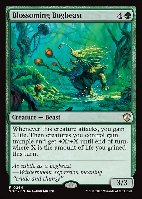 Blossoming Bogbeast - Commander: Secrets of Strixhaven