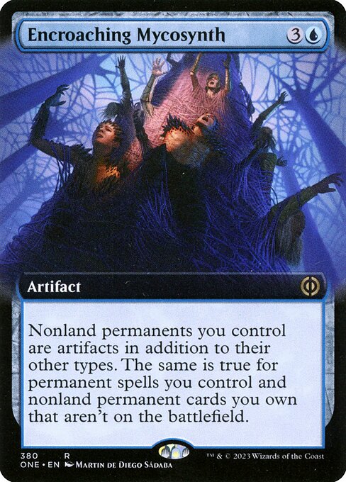 Encroaching Mycosynth (Extended Art) - Phyrexia: All Will Be One