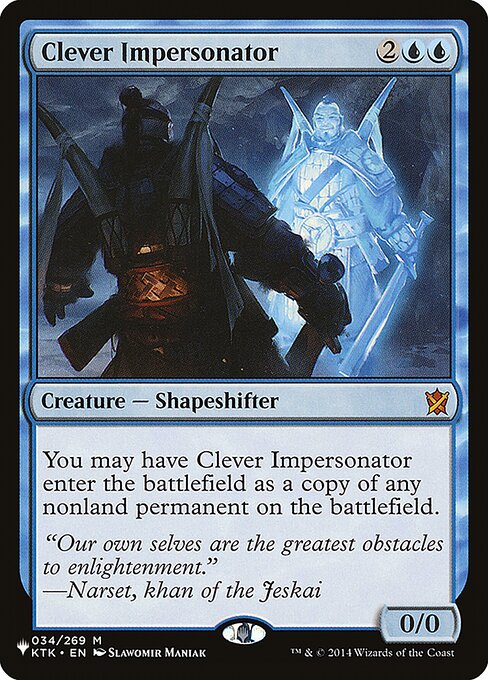 Clever Impersonator - The List Reprints