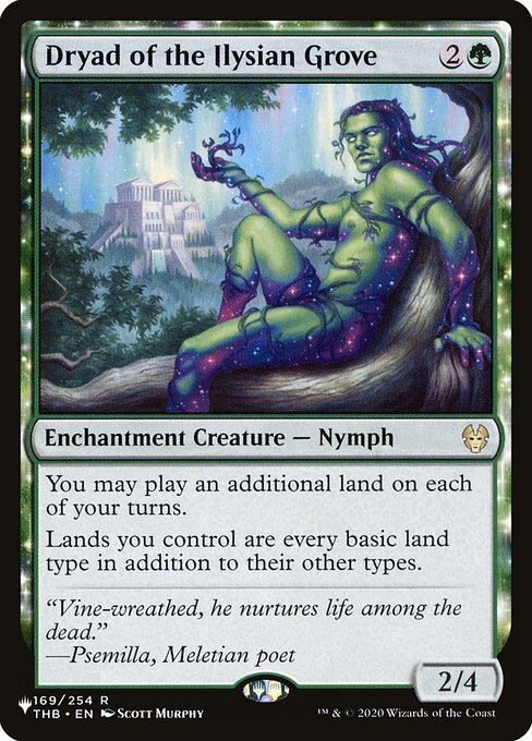 Dryad of the Ilysian Grove - The List Reprints