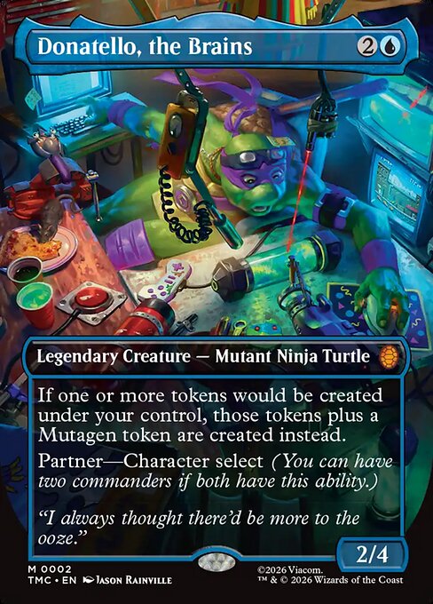 Donatello, the Brains (Borderless) - Commander: Teenage Mutant Ninja Turtles