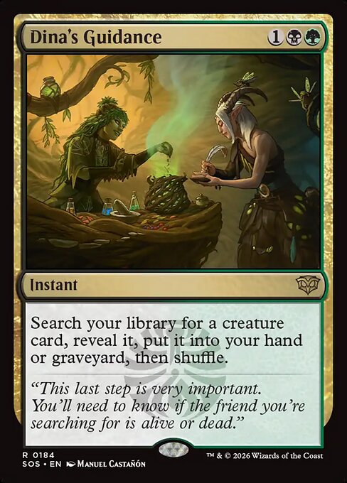 Dina's Guidance (Foil) - Secrets of Strixhaven