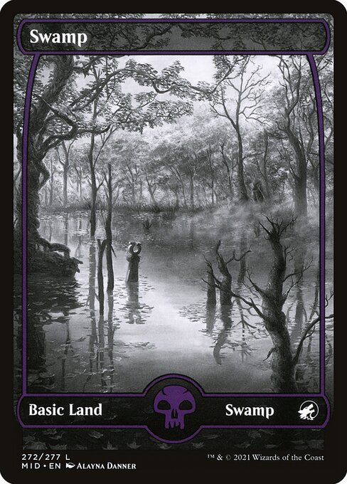 Swamp (272) (Foil) - Innistrad: Midnight Hunt