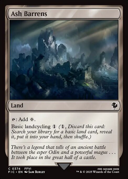 Ash Barrens - Commander: FINAL FANTASY