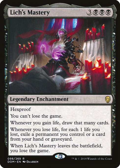Lich's Mastery - Dominaria