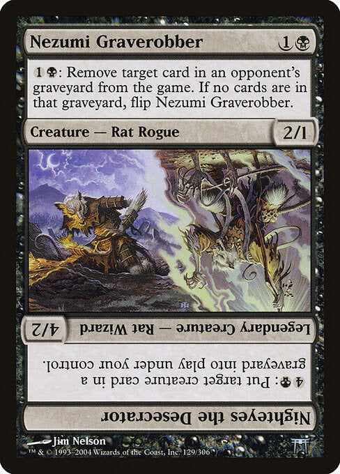 Nezumi Graverobber // Nighteyes the Desecrator - Champions of Kamigawa