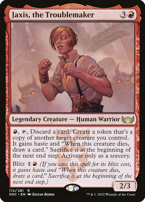 Jaxis, the Troublemaker (Foil) - Streets of New Capenna