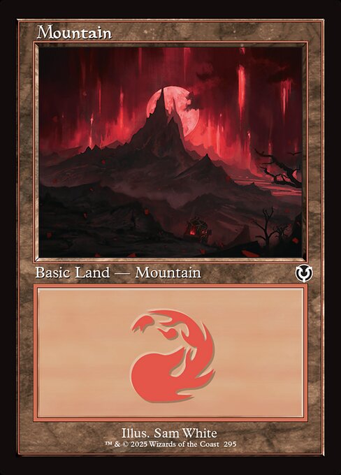 Mountain (295) (Retro Frame) (Foil) - Innistrad Remastered