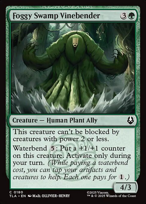 Foggy Swamp Vinebender (Foil) - Avatar: The Last Airbender