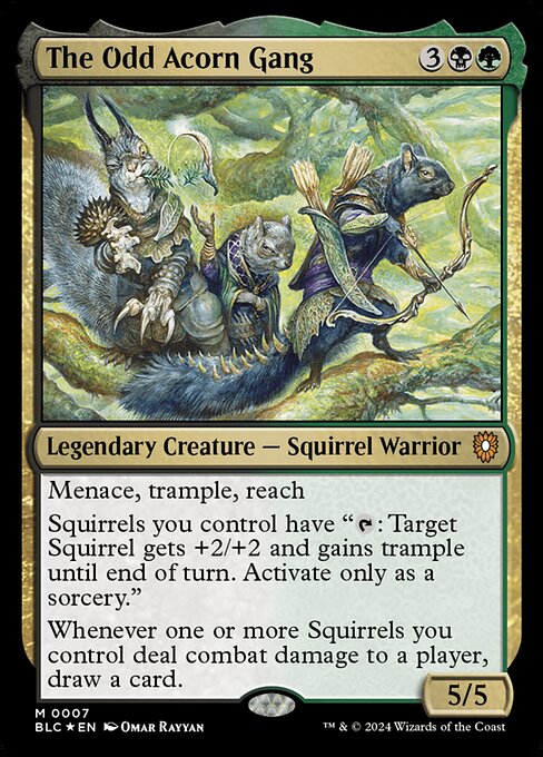 The Odd Acorn Gang (Foil) - Commander: Bloomburrow