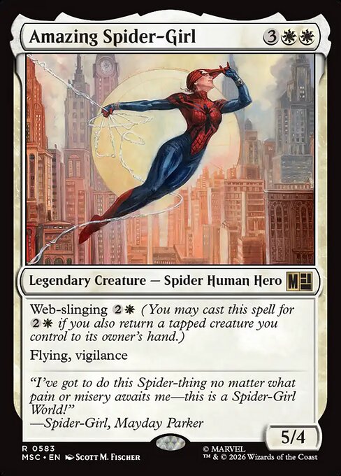 Amazing Spider-Girl (Foil) - Commander: Marvel Super Heroes