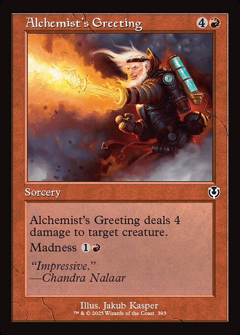 Alchemist's Greeting (Retro Frame) (Foil) - Innistrad Remastered