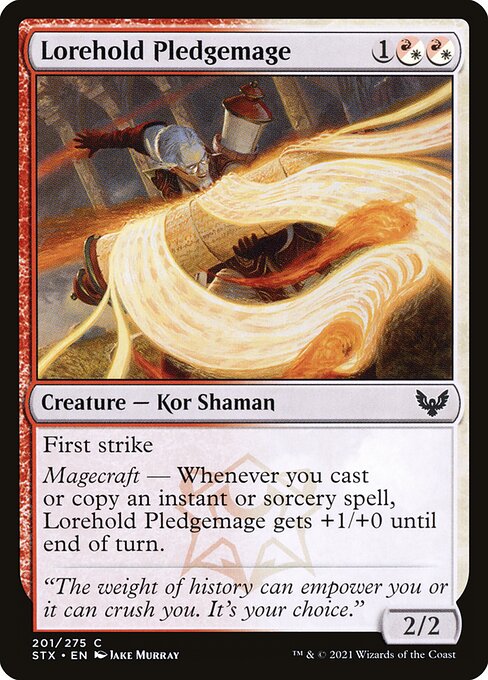 Lorehold Pledgemage - Strixhaven: School of Mages