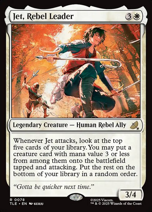 Jet, Rebel Leader (Foil) - Avatar: The Last Airbender: Eternal-Legal