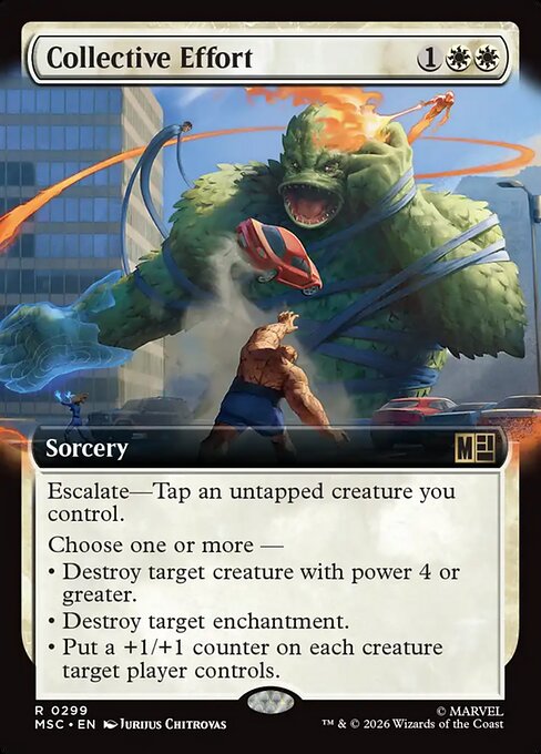 Collective Effort (Extended Art) - Commander: Marvel Super Heroes