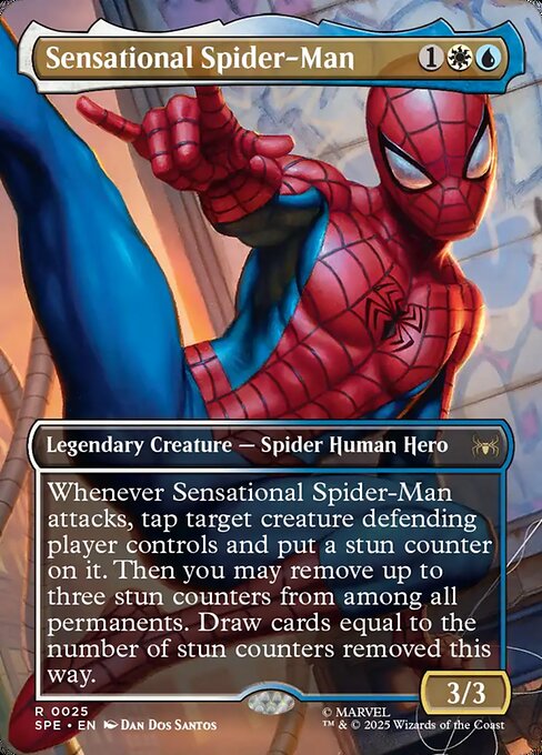 Sensational Spider-Man (Borderless) (Foil) - Marvel's Spider-Man: Eternal-Legal