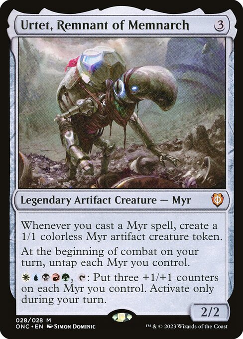 Urtet, Remnant of Memnarch - Commander: Phyrexia: All Will Be One