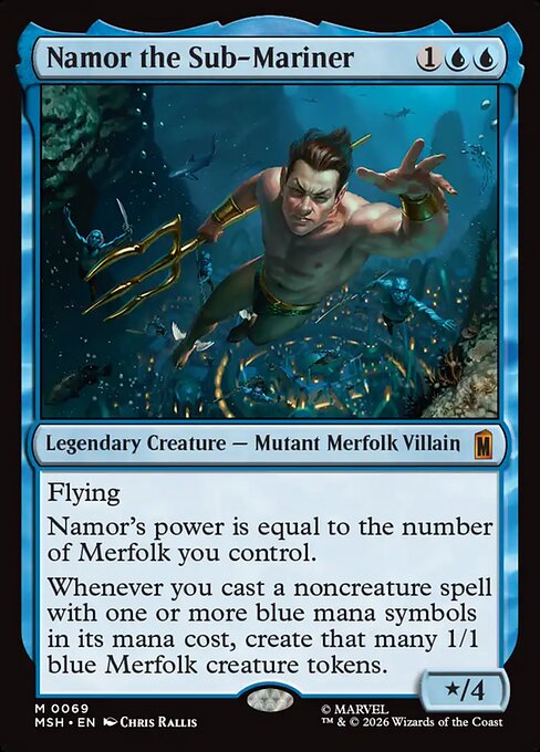 Namor the Sub-Mariner (Foil) - Marvel Super Heroes