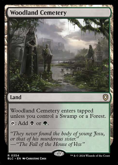 Woodland Cemetery - Commander: Bloomburrow