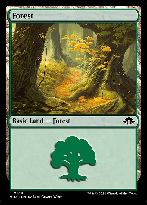 Forest (0318) (Foil) - Modern Horizons 3