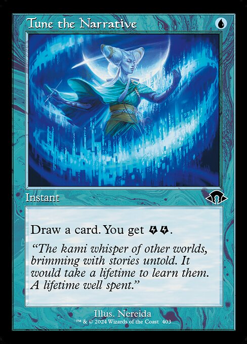 Tune the Narrative (Retro Frame) (Foil) - Modern Horizons 3